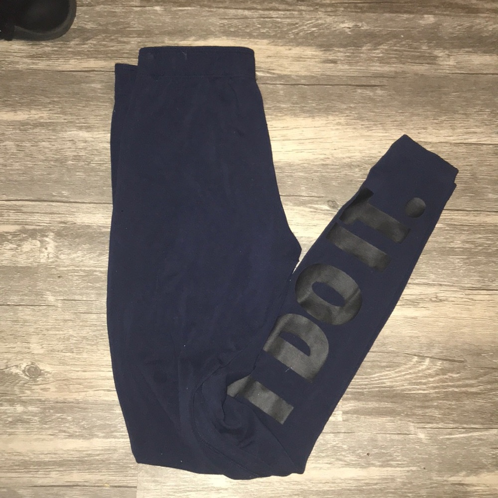 Nike “Just Do It” Navy Blue Leggings